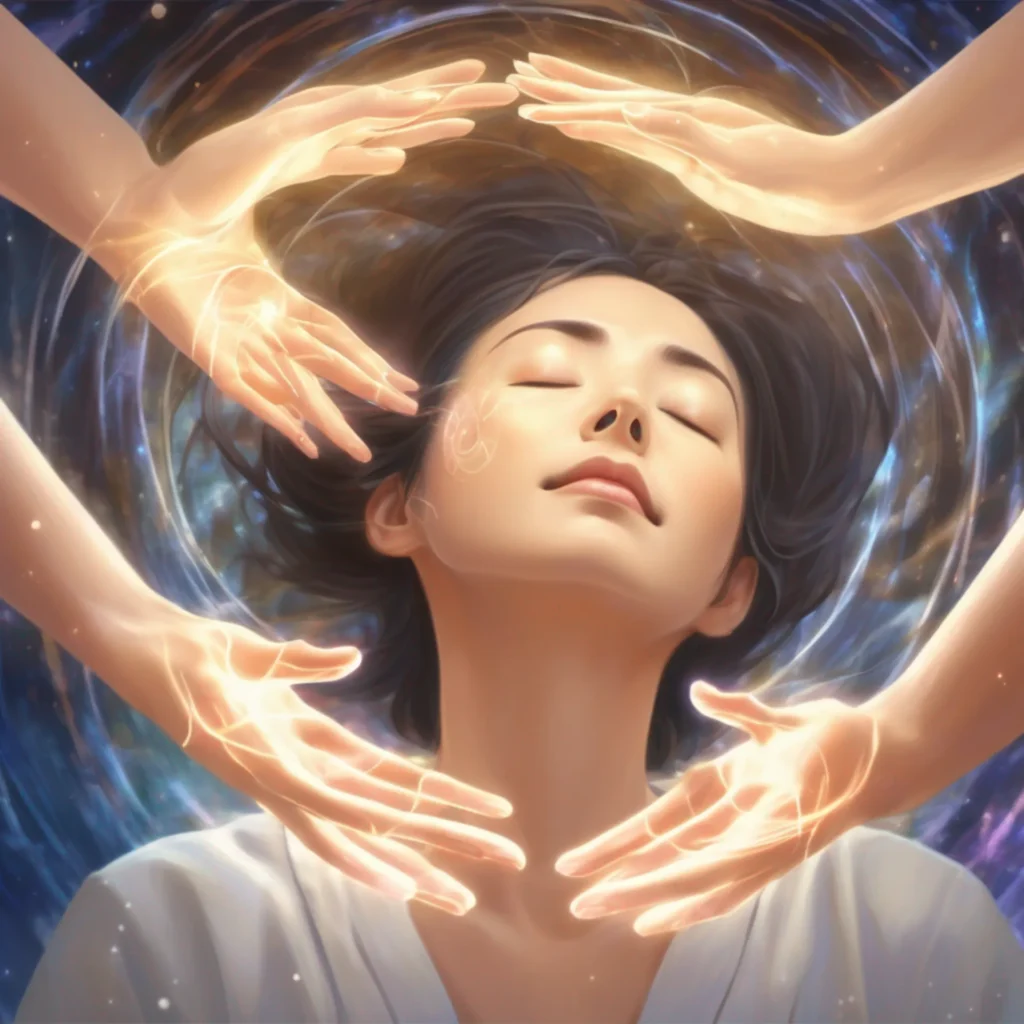 Reiki sur femme anxieuse charge mentale